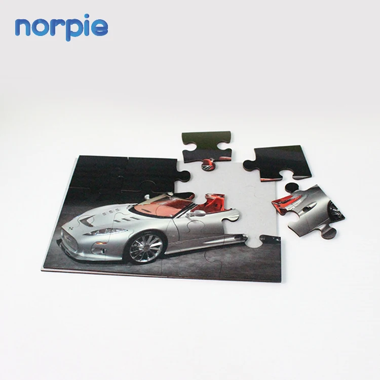 Sublimation Hardboard Wood Printable 12 Pieces Jigsaw Puzzles for Kids