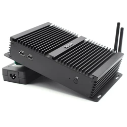 Fanless  Thin Client Small Calculator i5 4200U 16G 512G SSD DDR4 Home Industrial PC Case Computer Mini PC