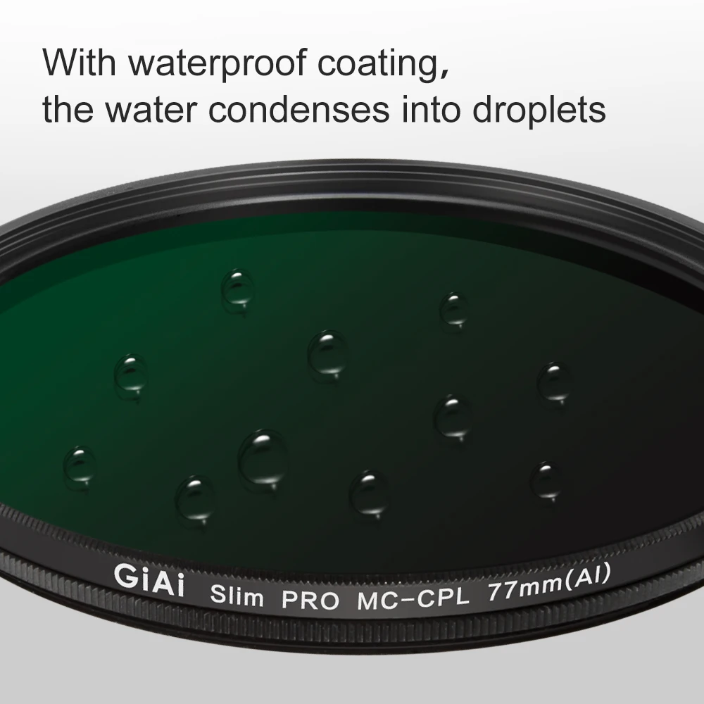 GiAi MC CPL фильтр 58 мм 77 82 круговой поляризационный HD для