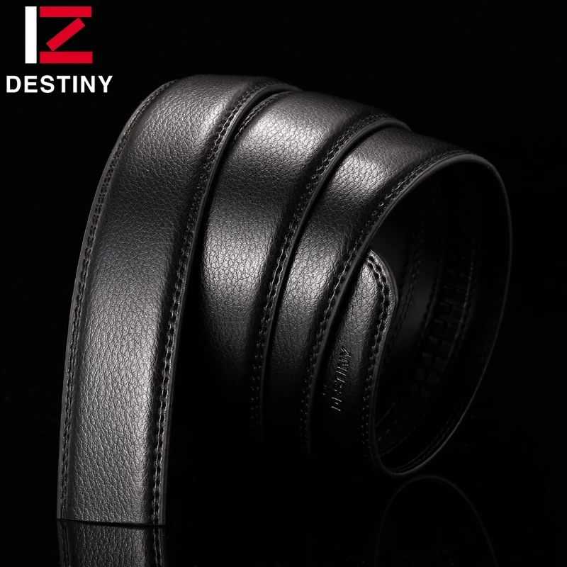 5colors Width 3.5cm for Automatic Buckle High Quality Leather Belt Without Buckle