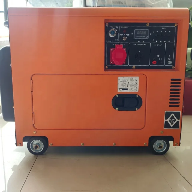 Мини 5kVA 8kVA 7kW 5kW электрический генератор цена для дома/судового двигателя 10 кВт мощность кВА 10kW Супер Бесшумный дизельный