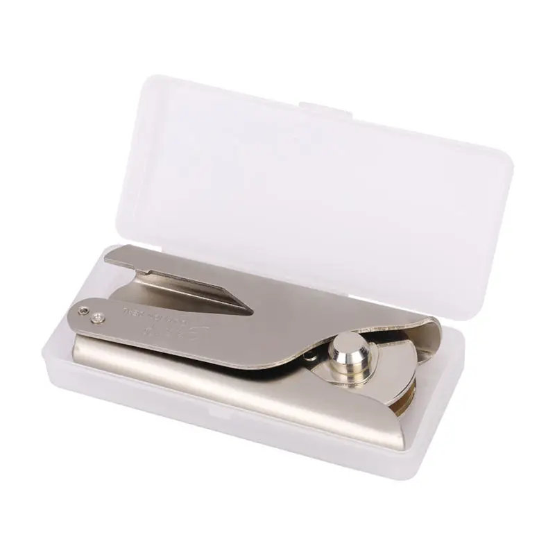 Customized Stainless Embosser Steel Stamp Office-Use Hand Embossing Seal Paper Press Stamp