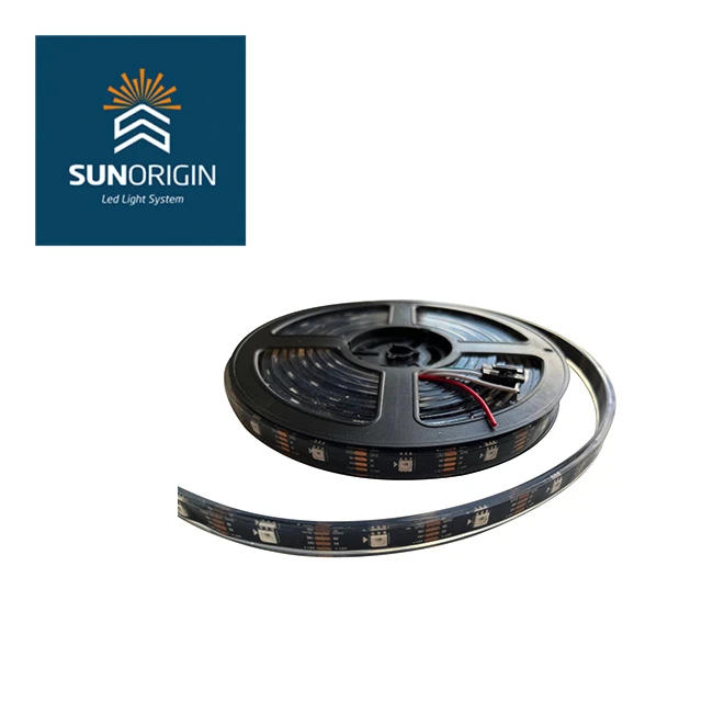 DC12V WS2815 30 светодиод на метр силиконовая трубка вакуумная склеенная IP68 Водонепроницаемая Светодиодная гибкая лента