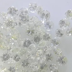 VS Clarity G Color 1 carat 1mm Natural Loose Brilliant Cut Diamonds Round Clean White for Setting Fire