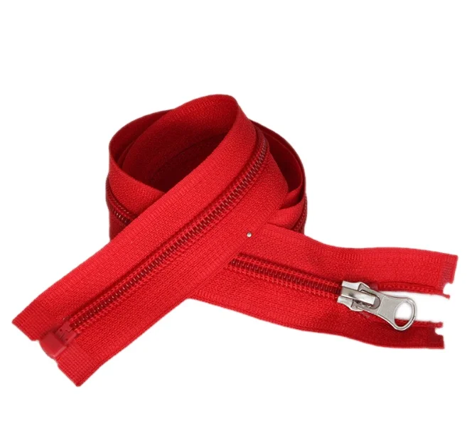 Widely Used Superior Quality Promotional Various Durable Using Nylon Coil #3 Waterproof Zipper Non-lock Slider 22 Cm