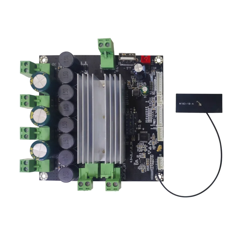 
High power BT 5.0 audio amplifier board support H D M I optical inpit AUX I2S input USB 2.0 4.0 2.1 optional  (1600084831927)