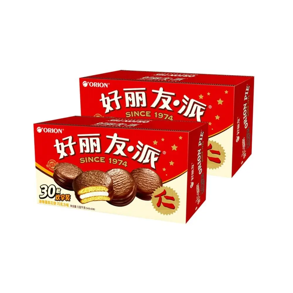 Популярные товары корейский известный бренд пирог Haoyou 1020 грамм