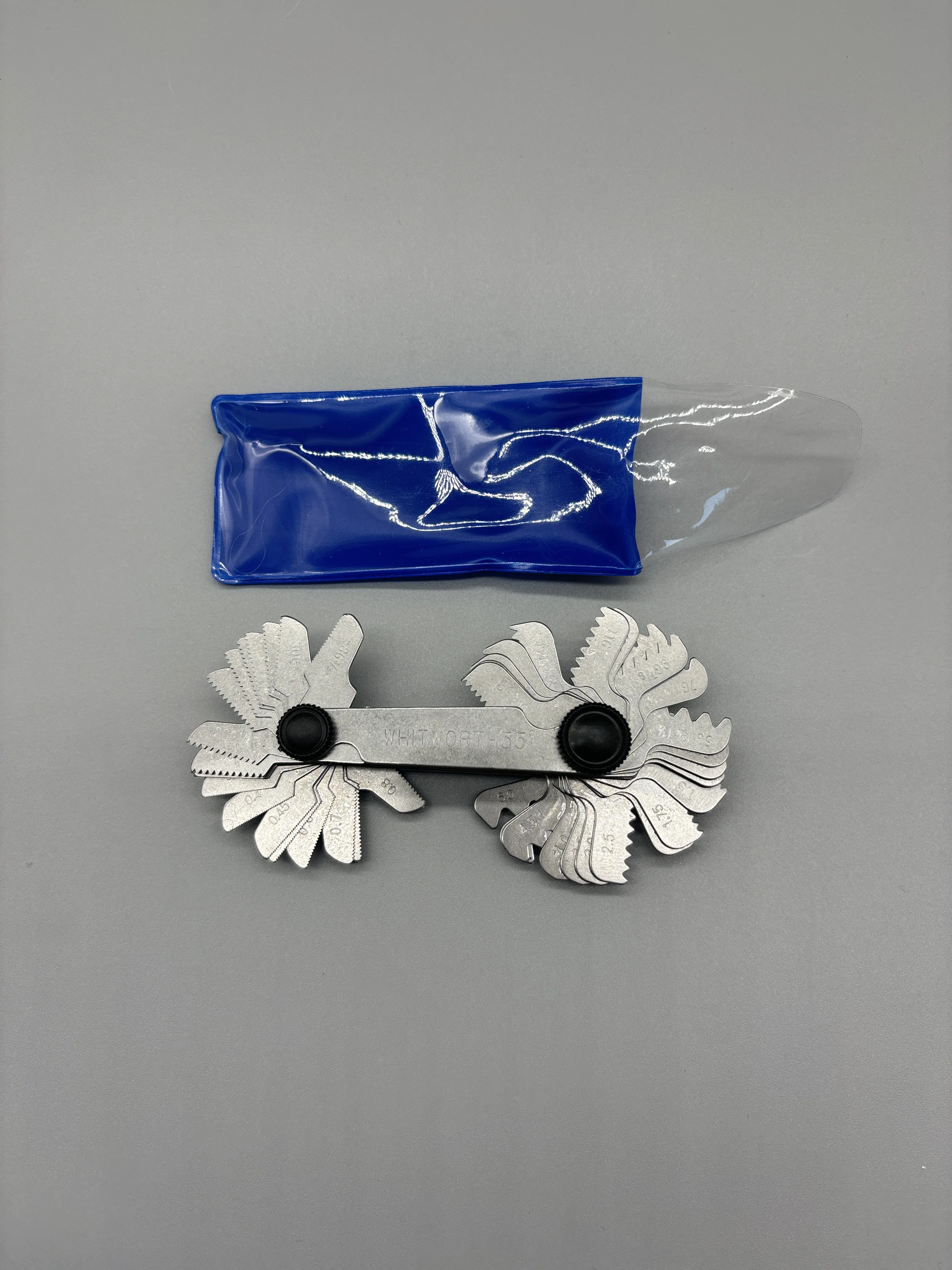 Metric & Imperial  Industrial Use 0.25-6.00mm 52pcs Leaves crew Pitch Gauge