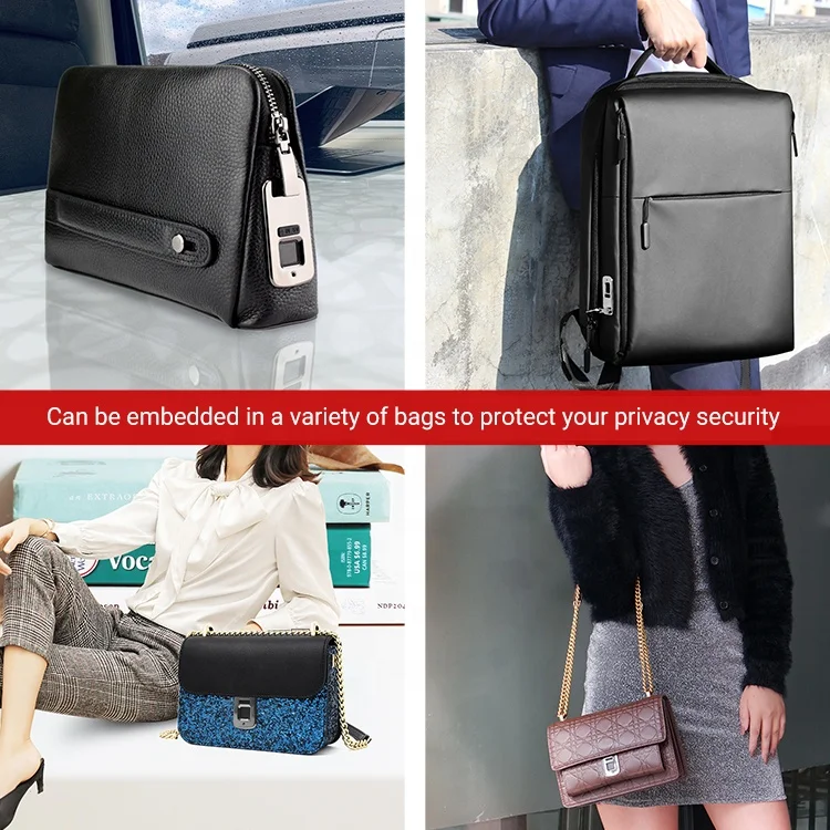 Latest Smart Men Top Quality Small Luxury Fingerprint Lock For Men Bag Fingerprint