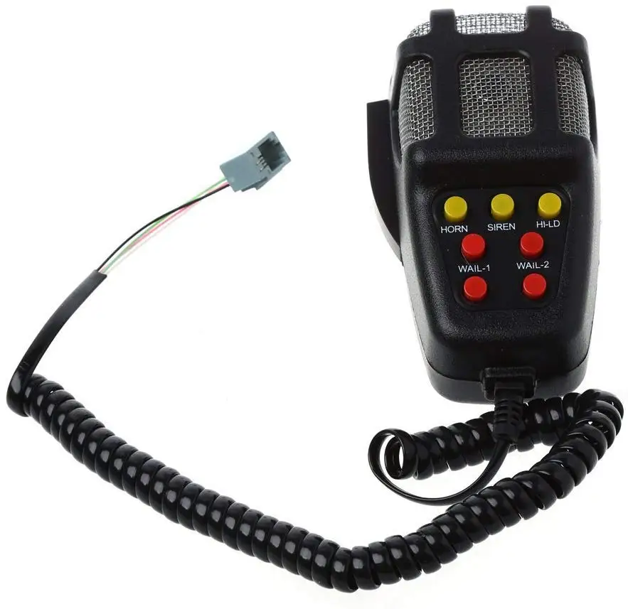 7 Tone Siren Speaker With Mic PA Speaker System Car Siren Horn Speaker