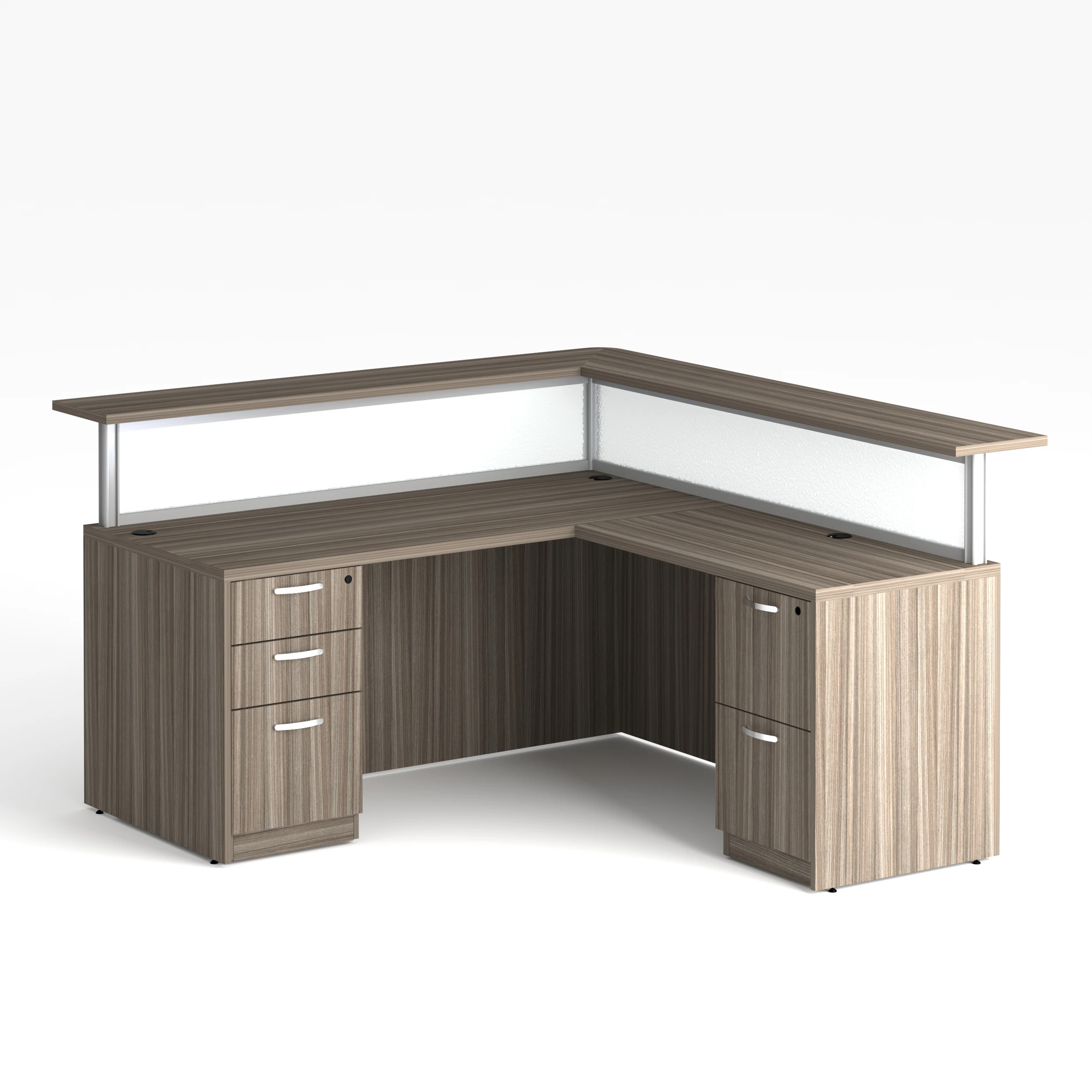 Wooden Office Wooden Reception Desk Front Lobby Table Desk Service Counter Reception Desk