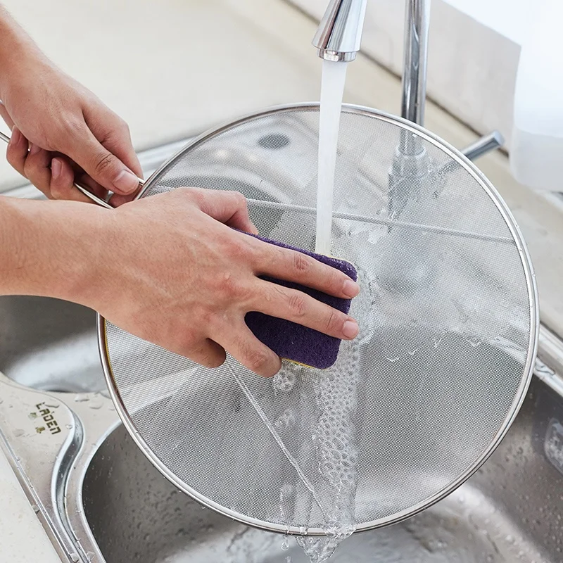 Good Quality Stainless Steel 18\/10 Strainer Food Oil Kitchen Colander Hot Pot Wire Skimmer