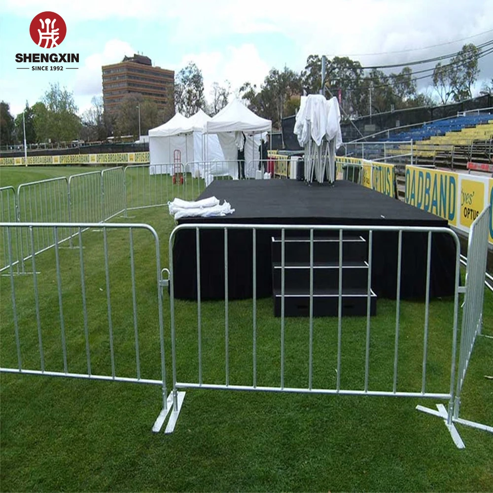 Temporary Steel Fence For Rapid and Efficient Crowd Management Crowd Control Barrier