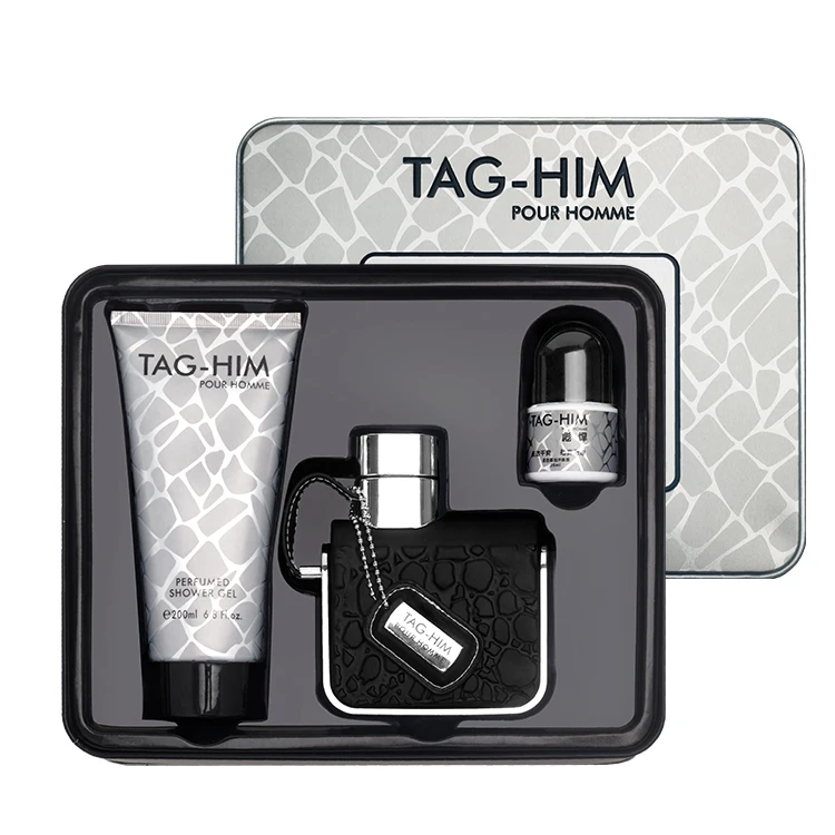 Morakot Customized Long Lasting Smell 3pcs Men Perfume Gift Set For Men Perfume