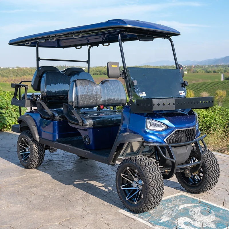 New Model Tourist Sightseeing 6 Passenger Golf Cart With Professional Meter