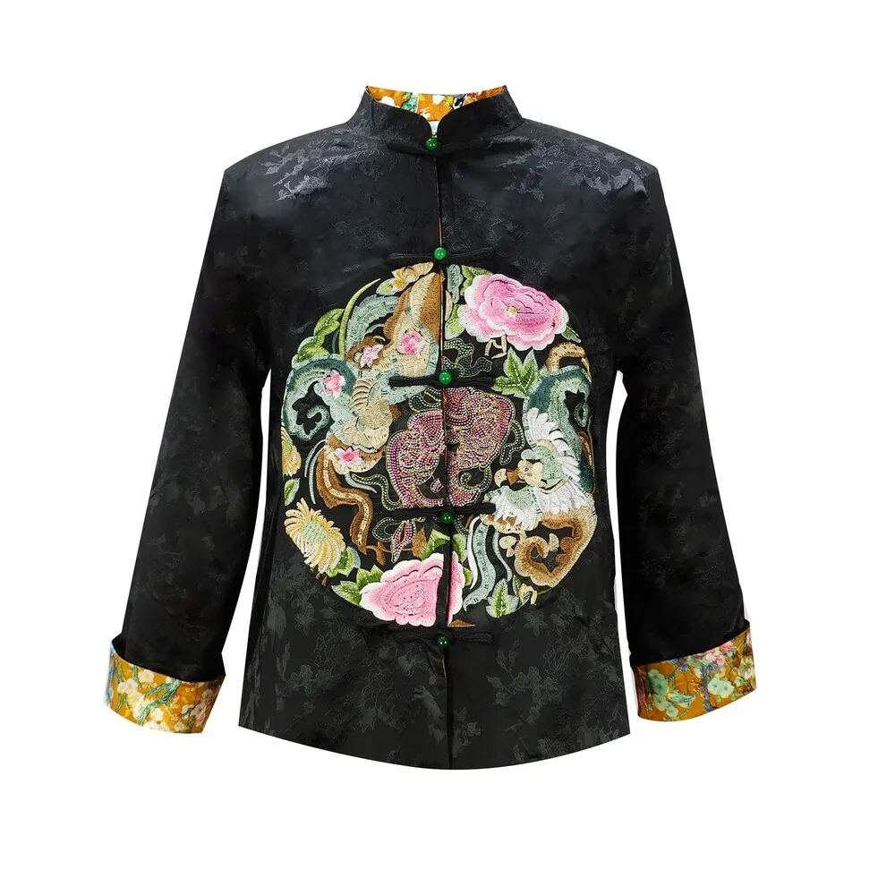 Long Sleeve Tang suit double layer Traditional Clothing Kung Fu Suits For Men Oriental Clothes From China Factory Wholesale