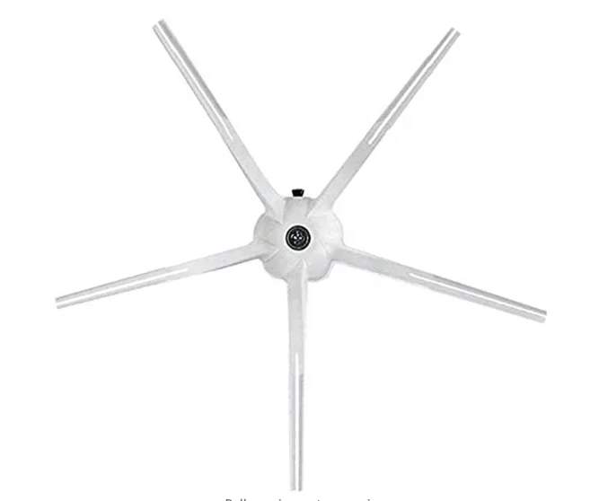 Factory Price 5-Arm Side Brush Soft Silicone Replacement Part For Xiaomi S5 S6 S50 Side Brush 3 Pack Robot Vacuum Kit