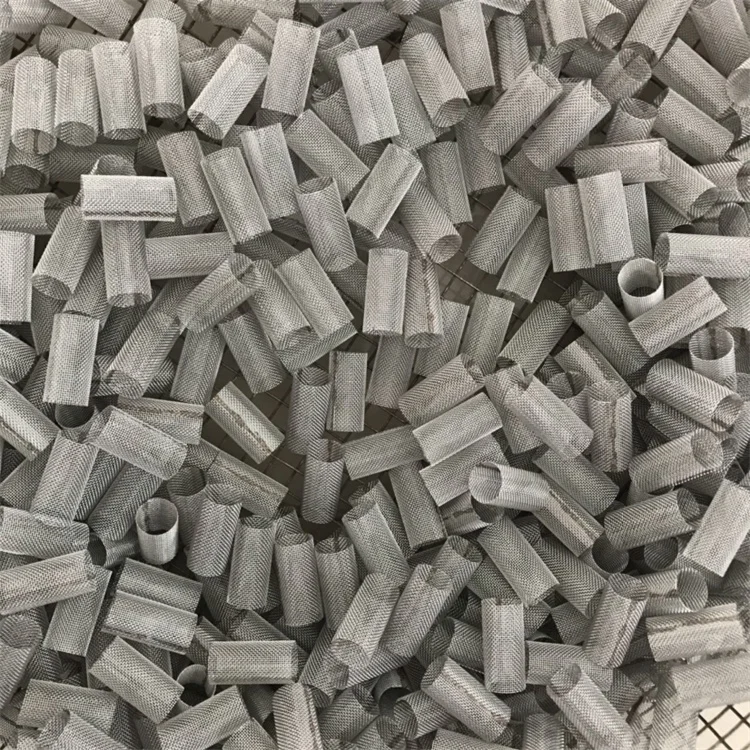25 50 100 120 150 200 Micron SUS304 316 SS Stainless Steel Wire Mesh Cylinder Filter Tube