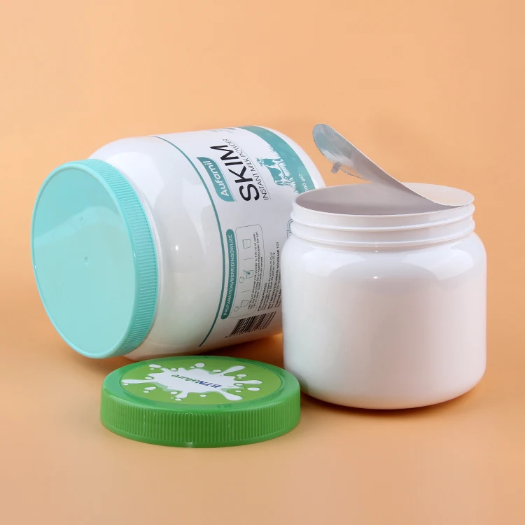 Custom 1kg 2kg Goat Skimmed Baby Milk Powder Jar Recycled Plastic Pet Protein Loose Powder Container Bottle With Screw Lid