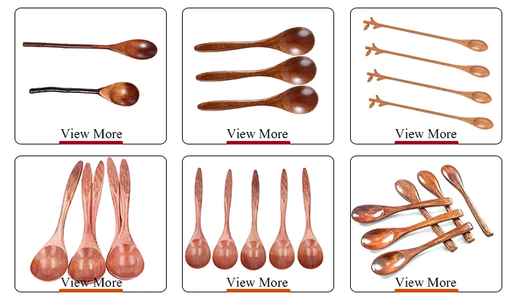 Wooden 2 Inch Dessert Disposable Mini Ice Cream Coffee Tea Spoon