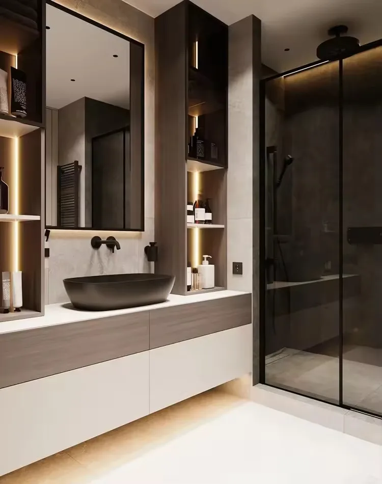 Italian morden Russian Moscow custom Luxury Wooden Drawer bathroom & livingroom kitchen cabinets furniture