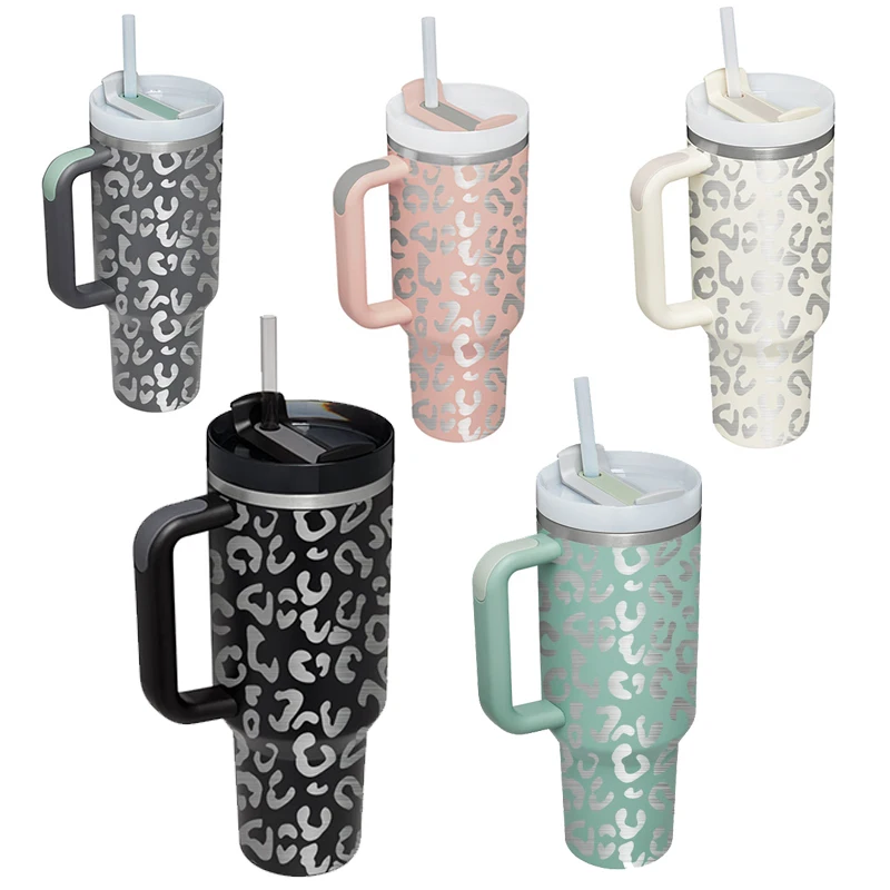 Custom Logo 30 Oz green Tumbler Stainless Steel Beer Wine Cooler Double Wall Insulate Car Mug Water Tumbler Cup With Slide Lid