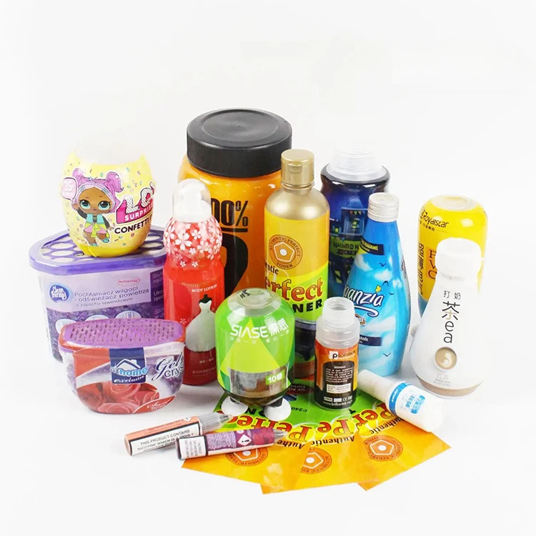 Cheap Price Heat Shrinkable Sleeve Label Roll Custom Logo PVC PET Film Mineral Water Bottle Labels Shrink Sleeve Labels for Sale