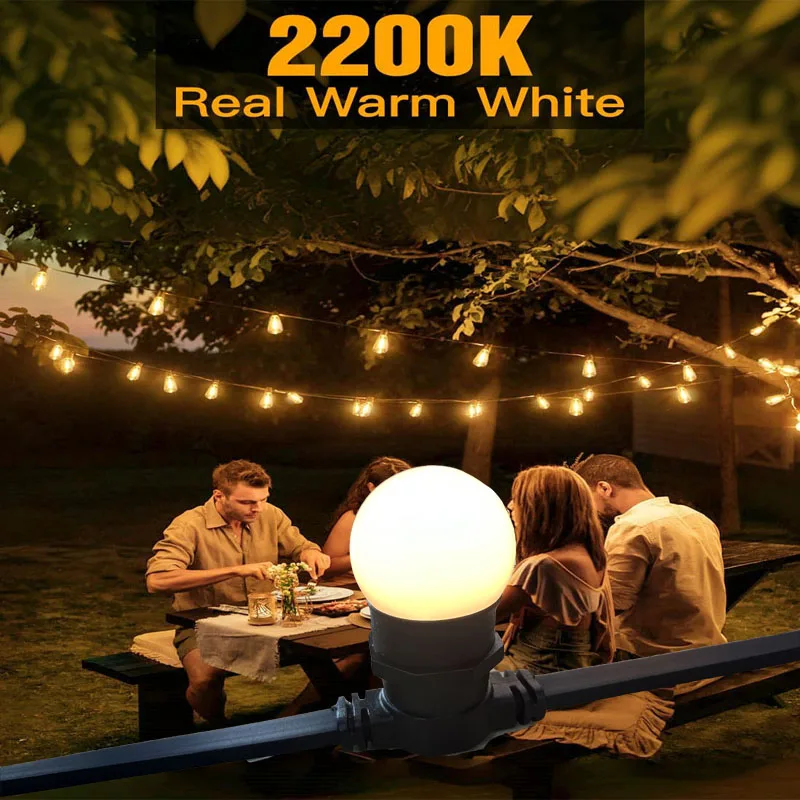 220V Flat cable E27 rubber belt light 100 meters 100 lamp base E27 G45  light belt for street lighting