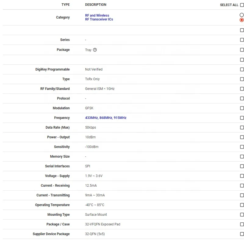 NRF905 (New Original In Stock)Electronics Trustable Supplier BOM Kitting Integrated Circuit IC