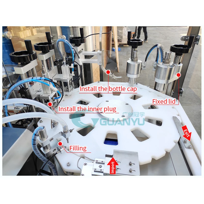 Laboatory Oral Liquid Vial 1-5ml Filling Machine Fully Automatic Glass Vial Heated Filler Small Capsule Bottle Filling Machine