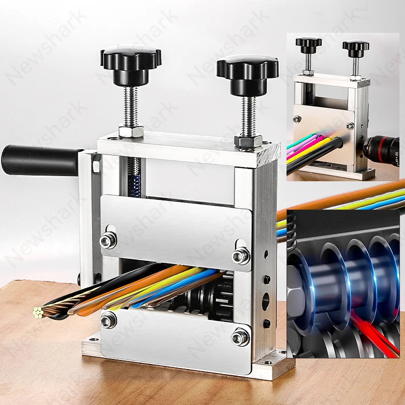 Household Multi Blade Wire Stripper Manual Wire Stripper Scrap Copper Wire Stripping Machine For Copper Aluminium multi-channel