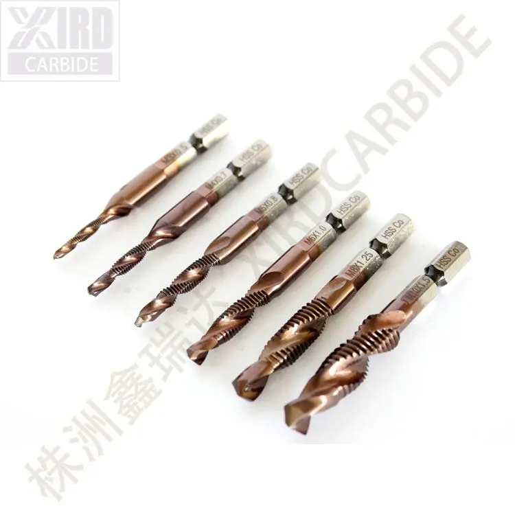 Комбинированное сверло и кран с покрытием HSS Co