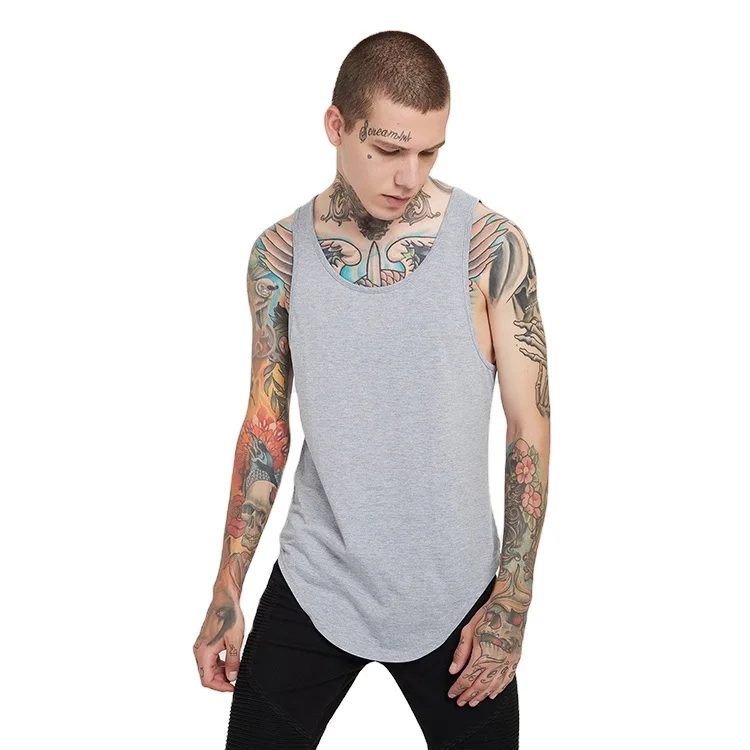 High quality gym bodybuilding clothing wholesale men sport tank top