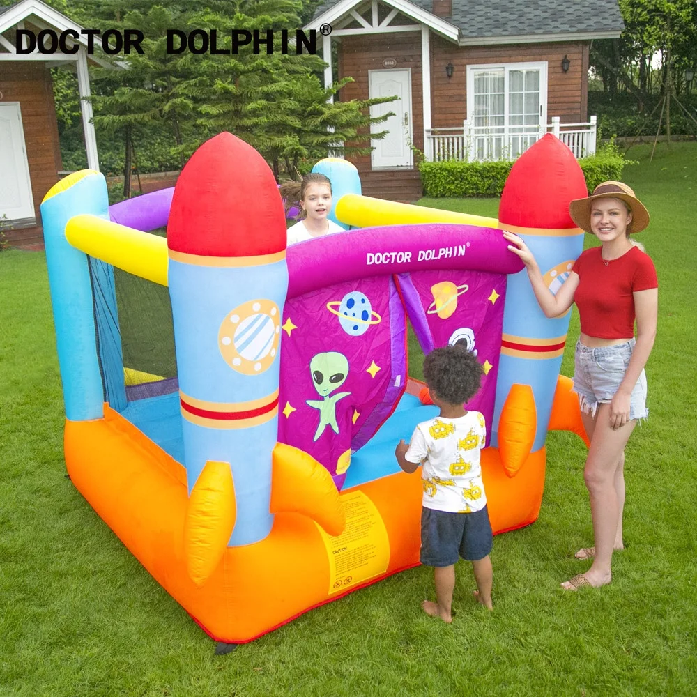 Doctor Dolphin nylon custom best design wholesale bounce house commercial inflatable