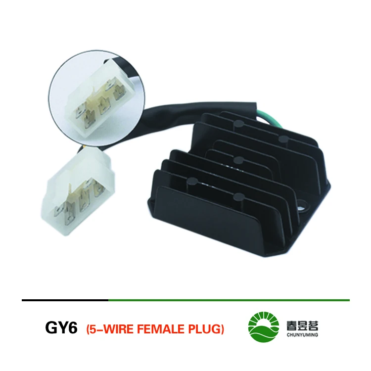 5-wire Female Connector Powerful Diodes Motorcycle Rectifier 2t For Car Alternator