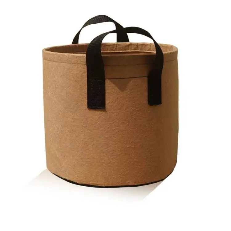 AAA339  biodegradable Planting Bags Thickened Non Woven Fabric Growing Flower Pot Garden Nursery Felt Seedling Grow bag