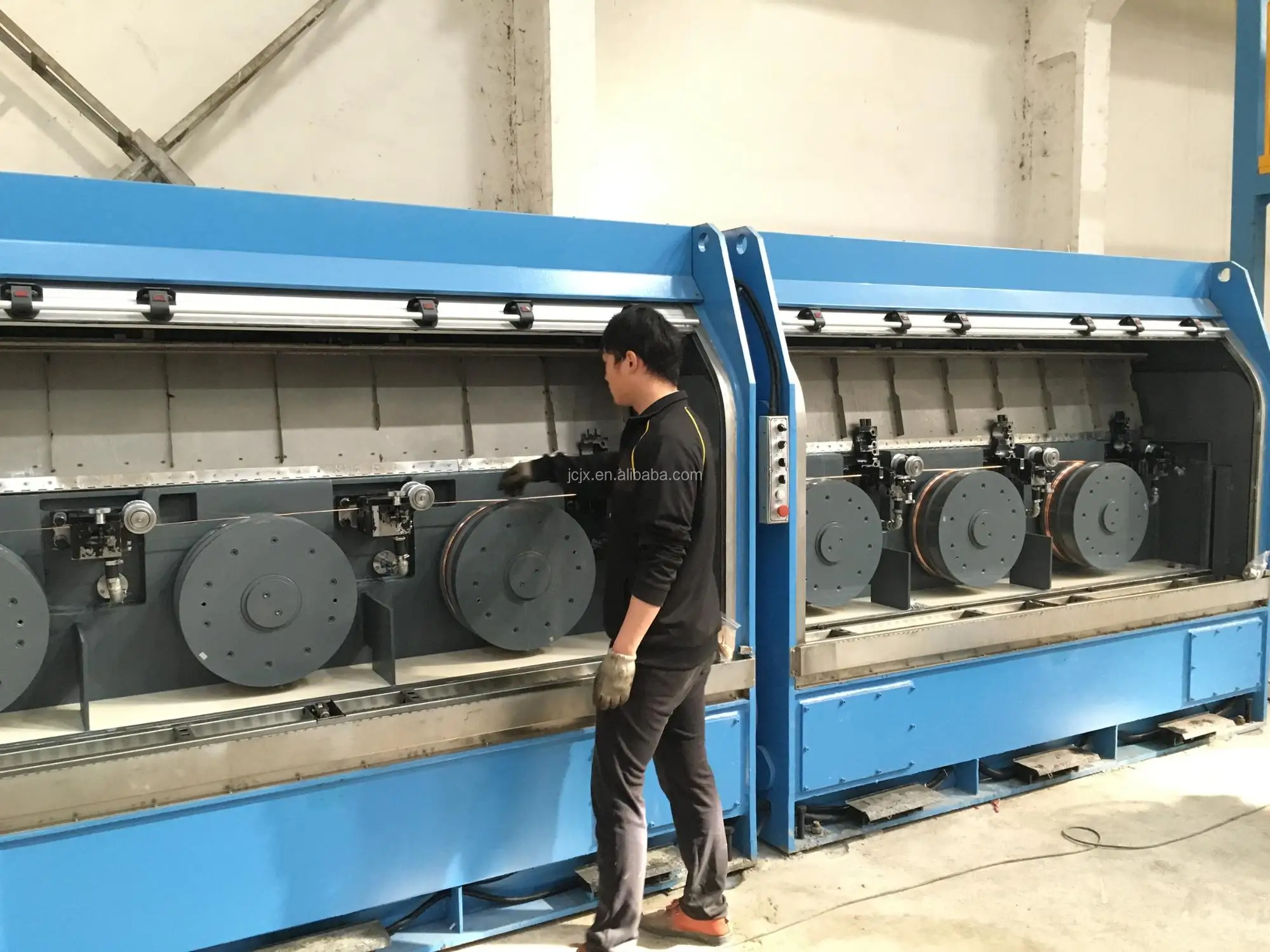 Jiacheng Brand LSD450-2 High Speed Two Wires Al or Al-alloy Rod Drawing Machine