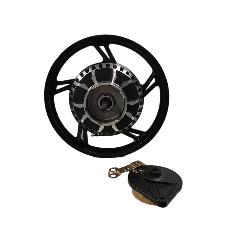  DGWZ 18 inch 48V60V 1000W1500W brushless gearless drum brake hub motor for Modified electric