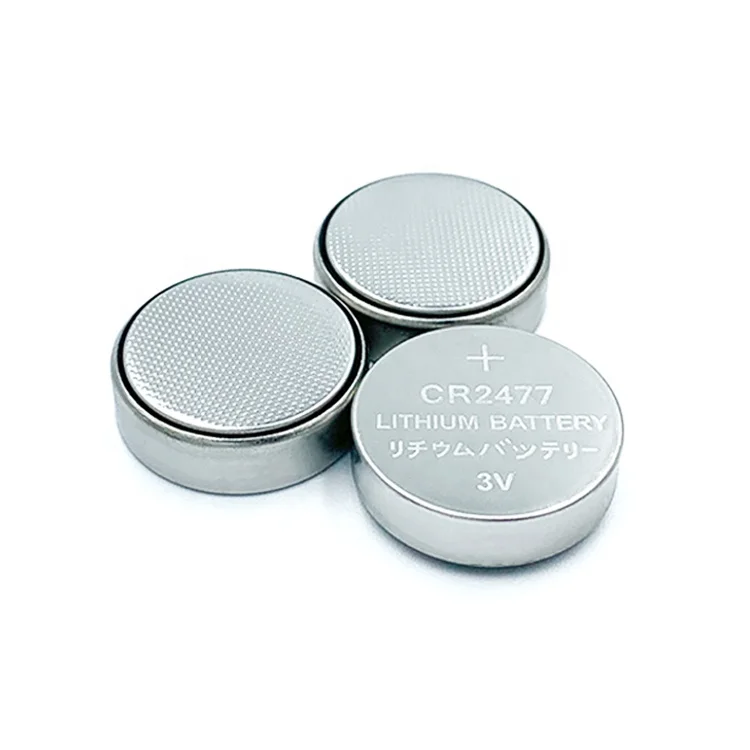 
wholesale button cell pilas cr 2477 3v lithium battery cr2477 