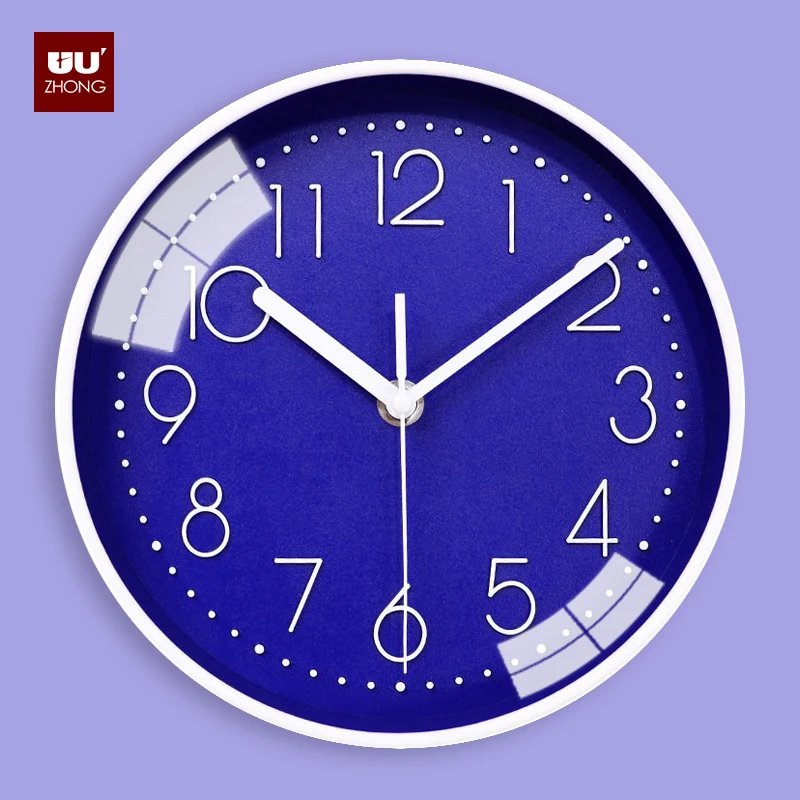 Hot Sale Home Decoration kids Digital 8inch Plastic 3D  desk table clock  for Living Room