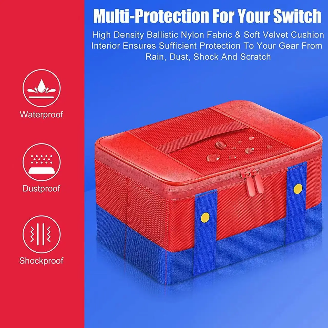 New product high capacity switch game case game console protection bag