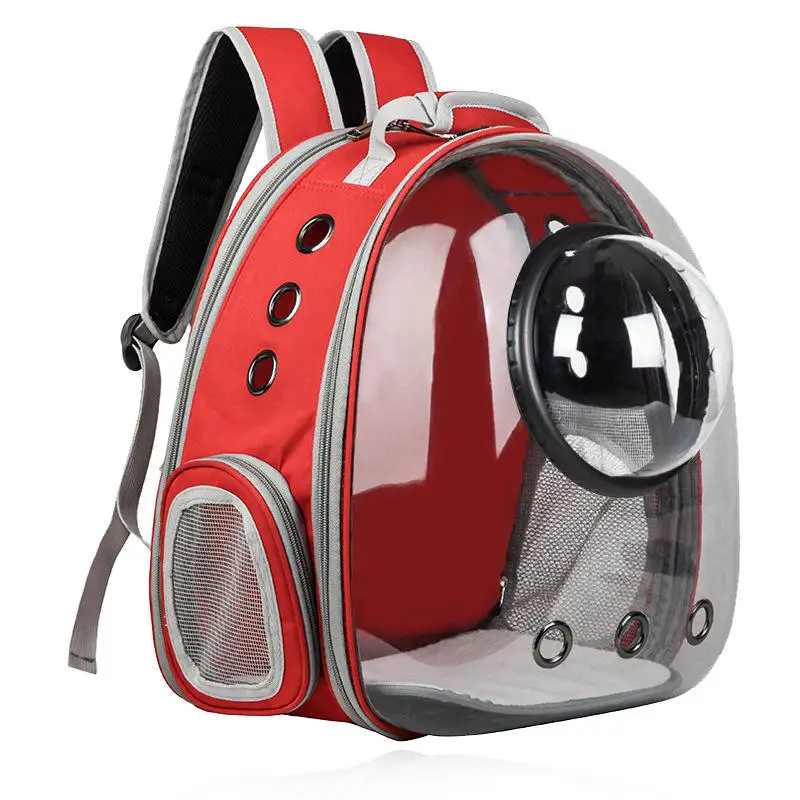 Panoramic Transparent Pet Cat Space Capsule Carrier Travel Backpack