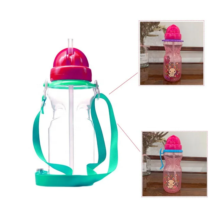 
2021 Manufacturer Supplied Direct Baby Drinking Water Bottle Training Cup Sippy Cup Baby Straw Cup 