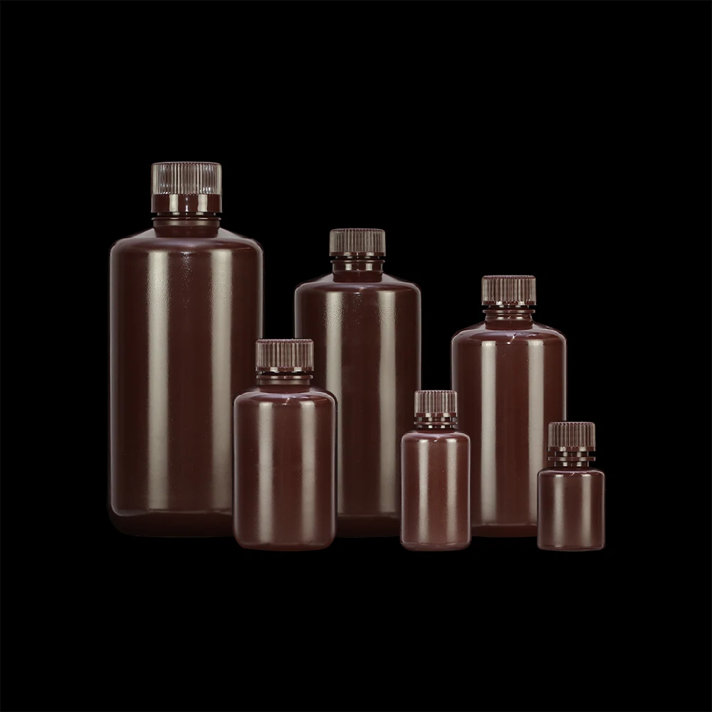 Laboratory Narrow Mouth PP/HDPE Plastic Reagent Bottle for Laboratory HDPE 1000ml Plastic Bottle