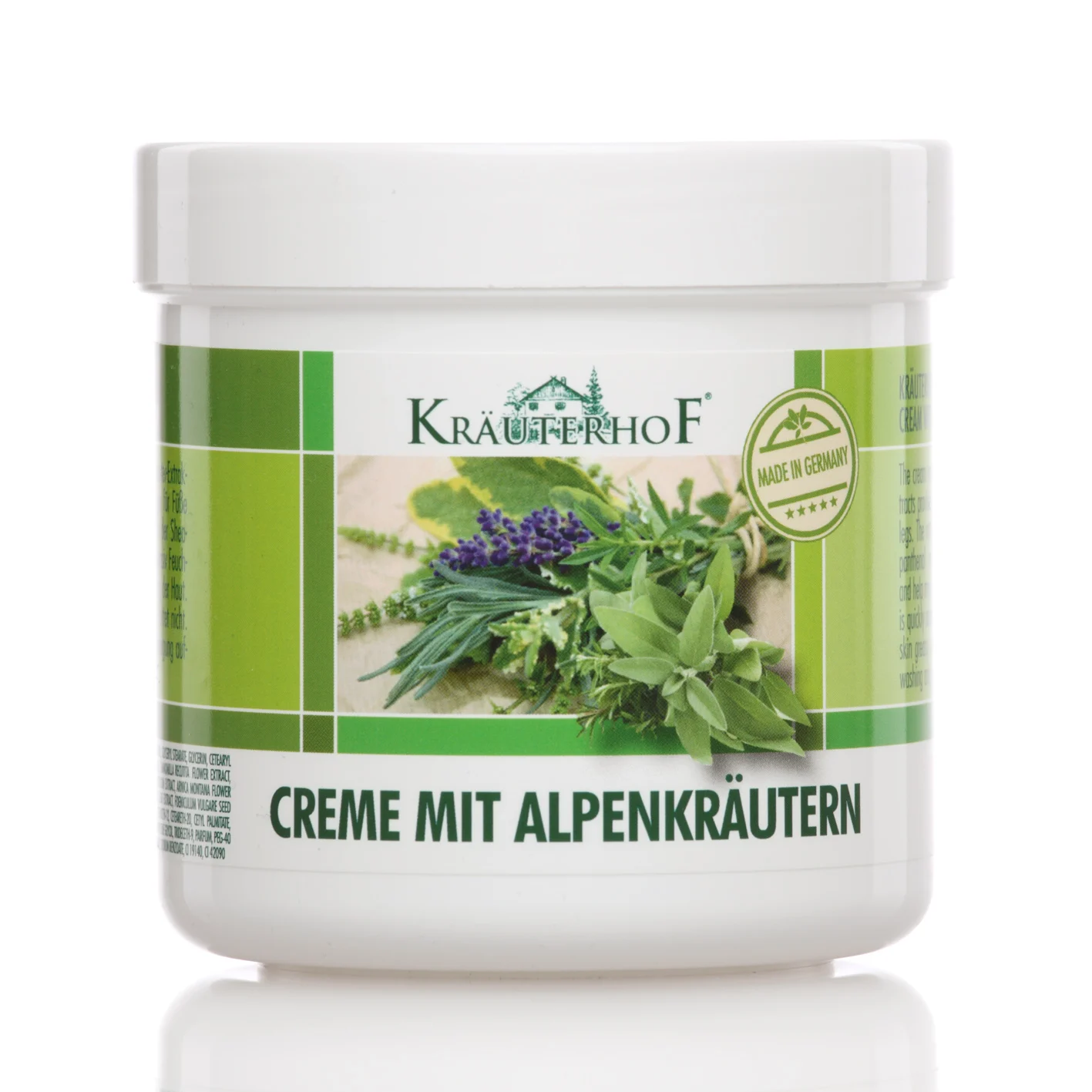 Krauterhof Health Organic Cream With Alpine Herbs feet cream with shea butter and herbal extracts