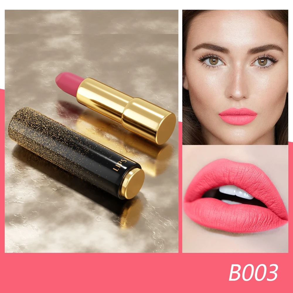 Ladies Private Label Custom Organic Velvet Vegan Lipstick Creamy Matte Waterproof Stick for Lips Herbal Based Beauty Makeup