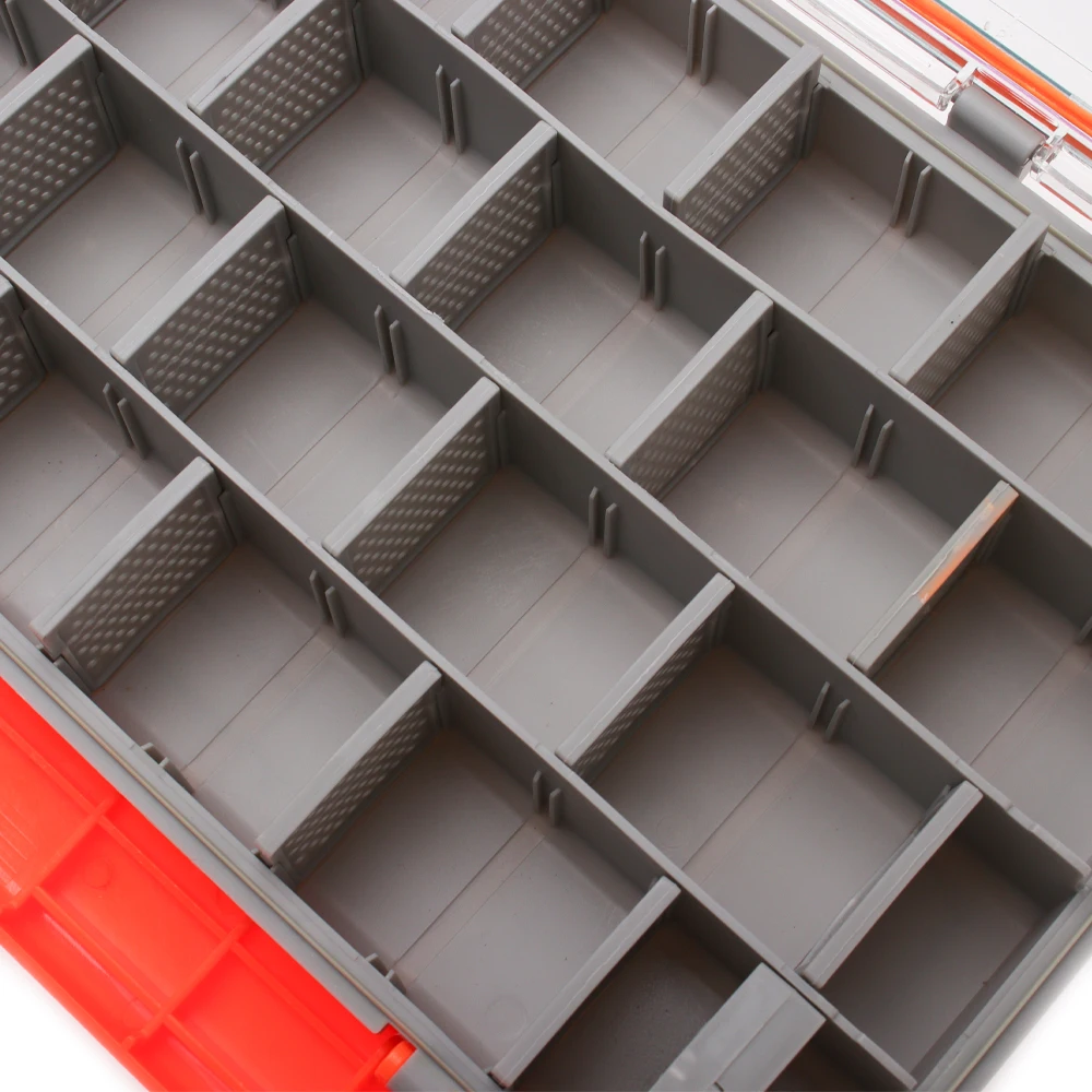Waterproof Fishing Gear Box With Detachable Partitions And 3600 &3700 Trays,Fishing Gear Sorting Box and Terminal Accessories
