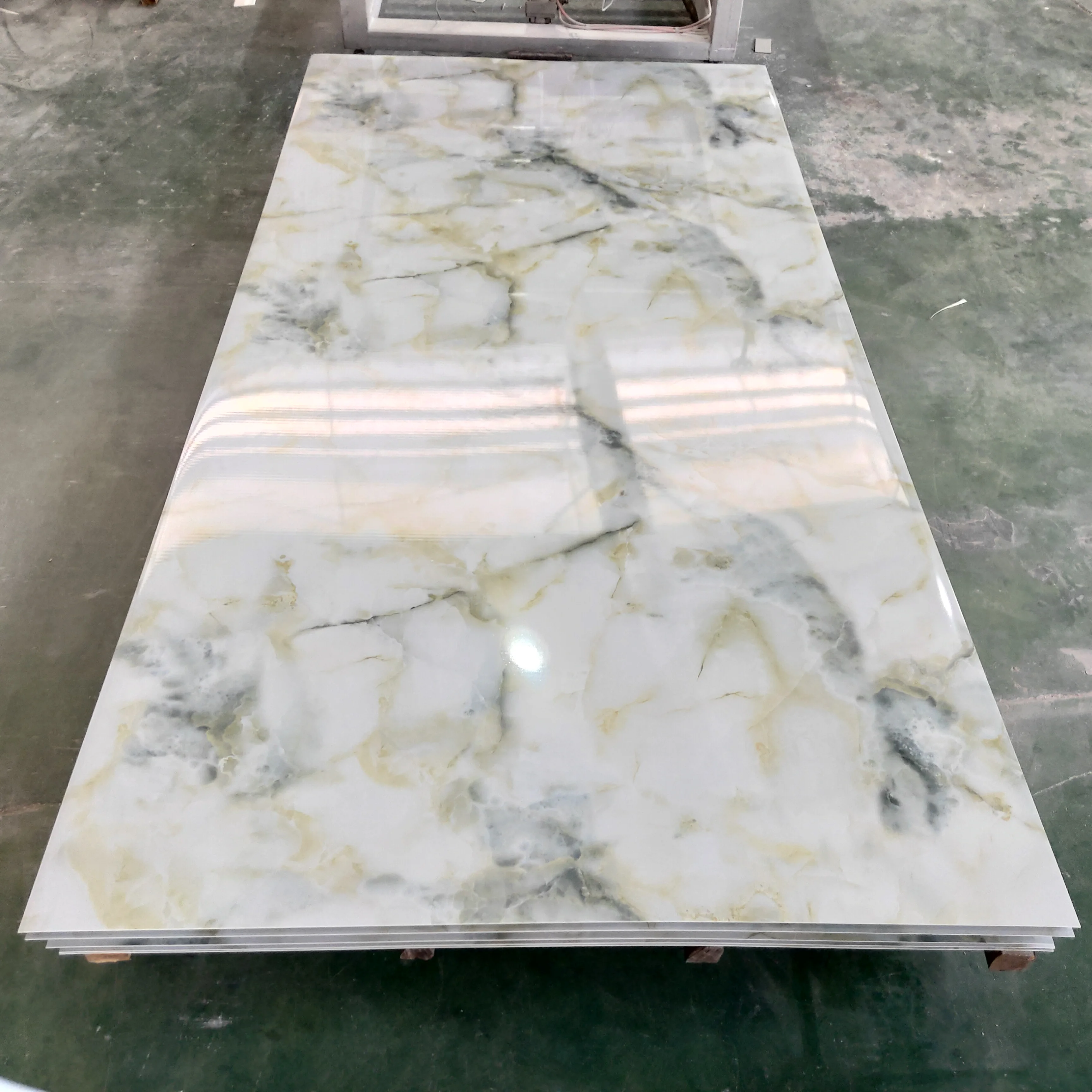 Cheap Price China Laminate Plastic Sheet PVC Marble Board UV Protective Wall Panels For Shower