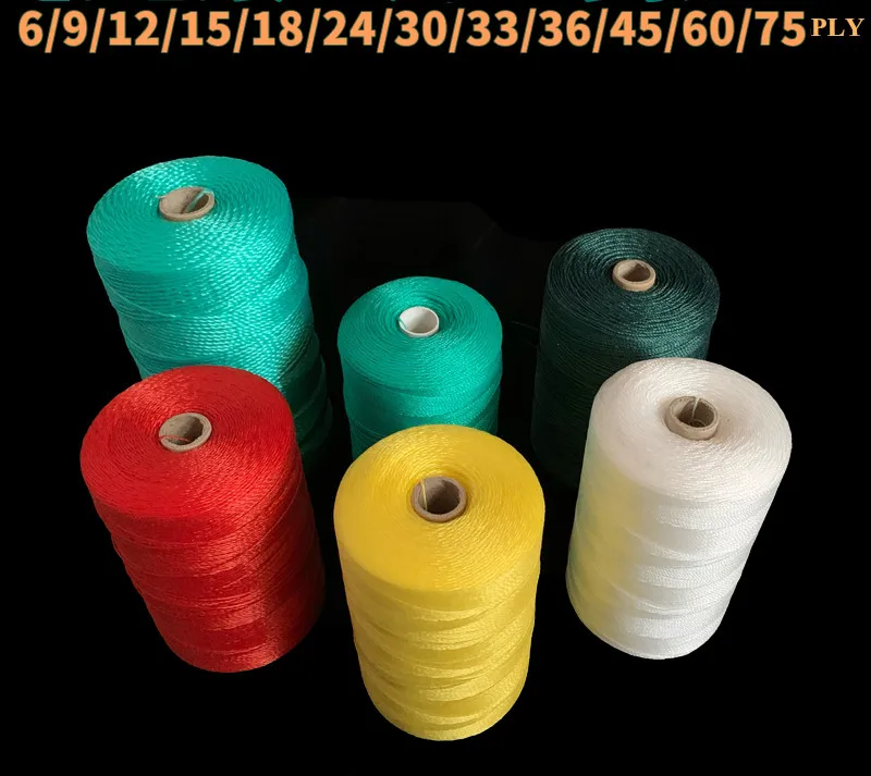 plastic rope 210 D / 27  ply PE fishing twine  PE rope  agriculture line