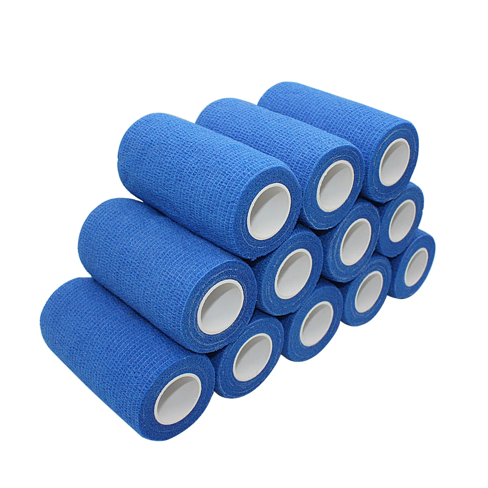  Новые 10 см * 4.5 м Многофункциональный Клей Wrap красочные нетканые спортивные сплоченной